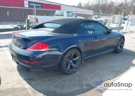 2010 BMW 650I из США, поврежденный, VIN WBAEB5C59AC225809